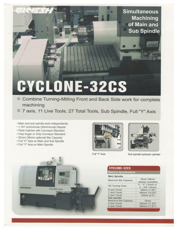 Fleetwood Industries, Inc. CYCLONE-32CS